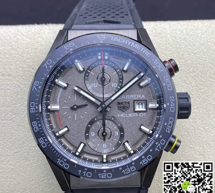 TAG Heuer Carrera CAR201J.FT6087 XF Factory 1:1 Best Edition Replica Watch Grey Strap